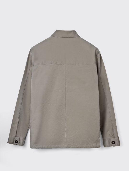 Washed Gabardine Overshirt - Roban