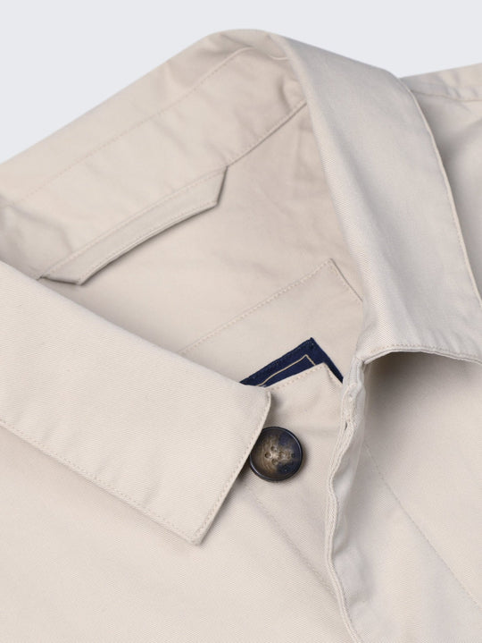 Washed Gabardine Overshirt - Roban