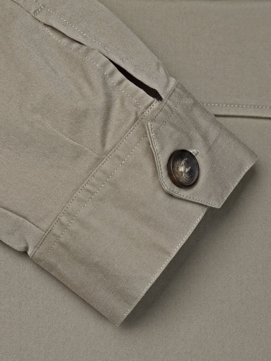 Washed Gabardine Overshirt - Roban