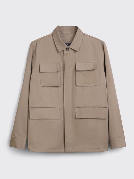Washed Gabardine Overshirt - Roban