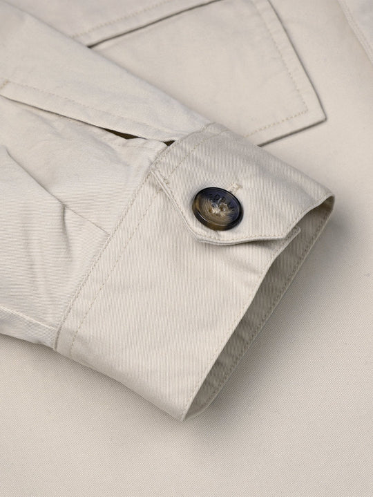 Washed Gabardine Overshirt - Roban