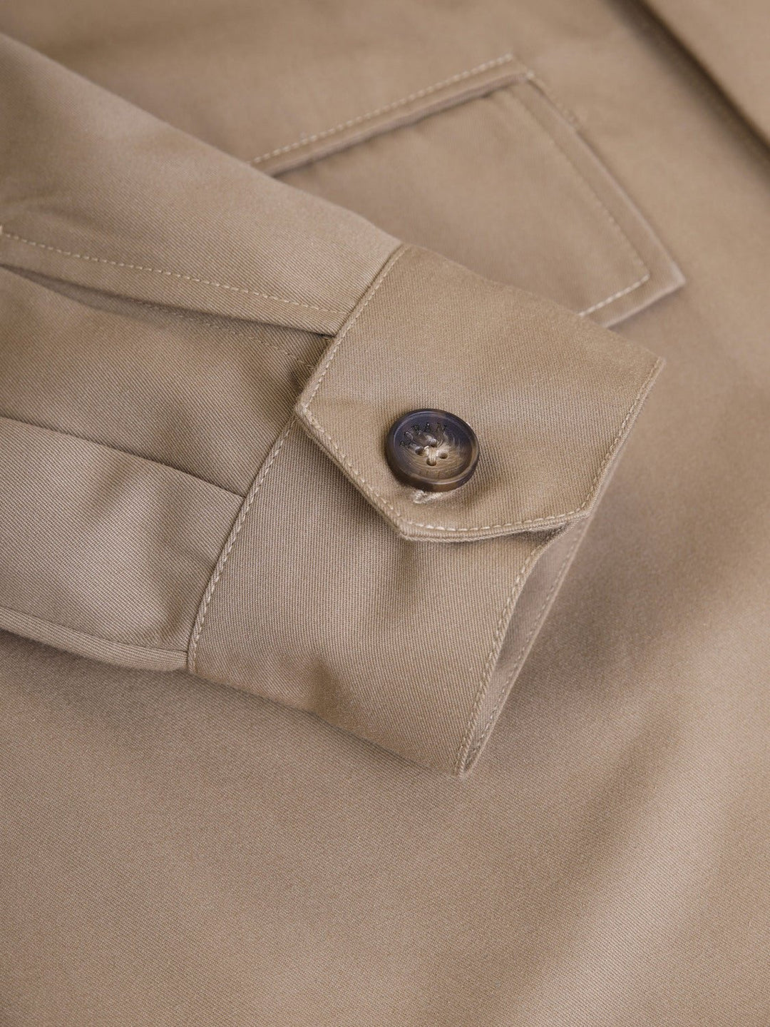 Washed Gabardine Overshirt - Roban