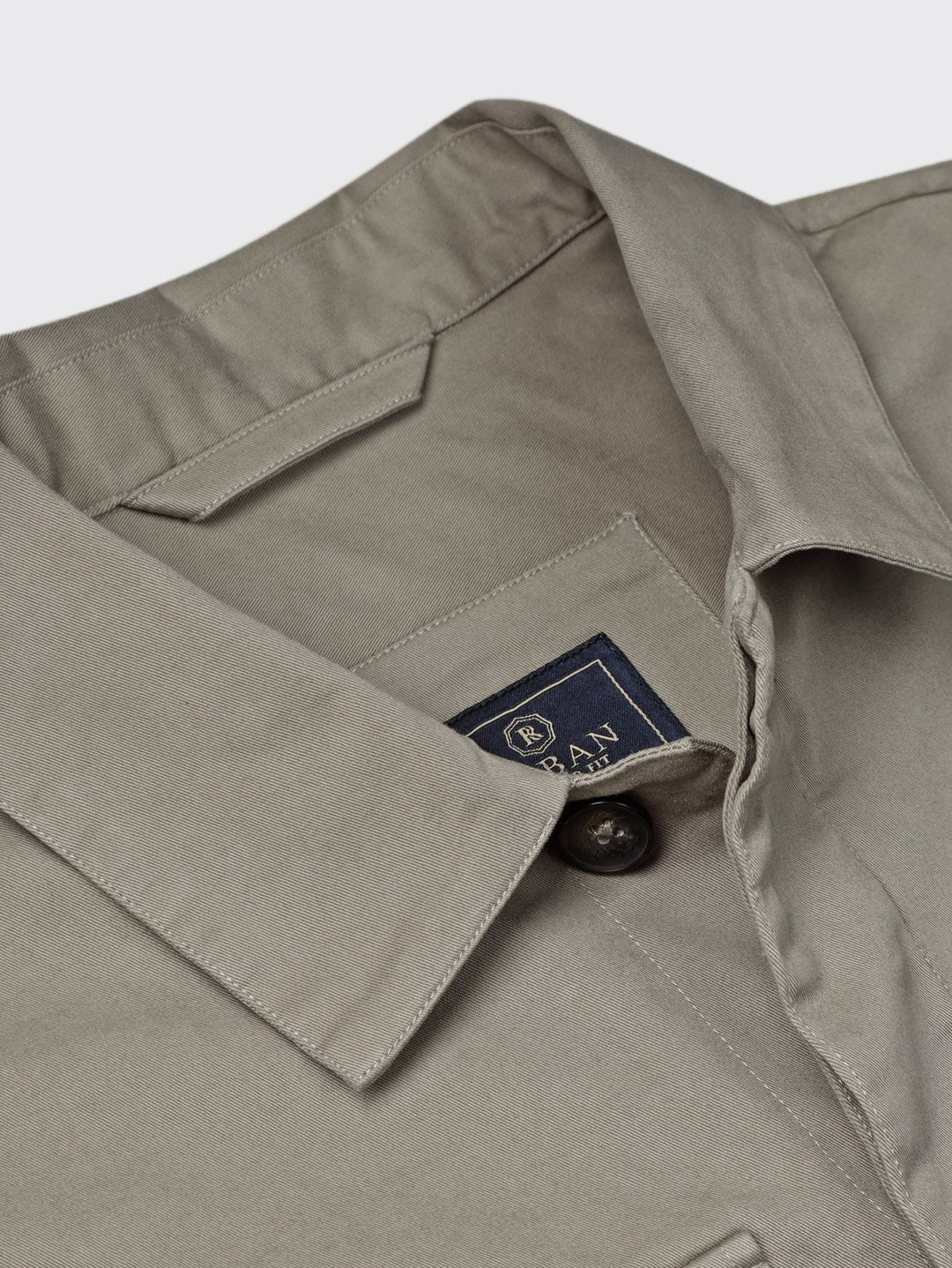 Washed Gabardine Overshirt - Roban