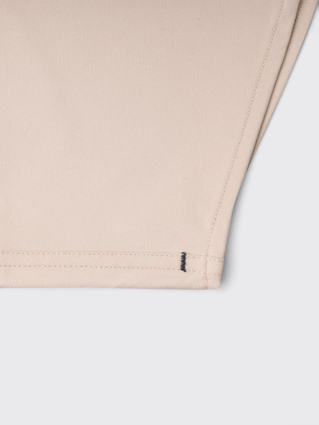 Washed Gabardine Shirt with Hidden Buttons - Roban