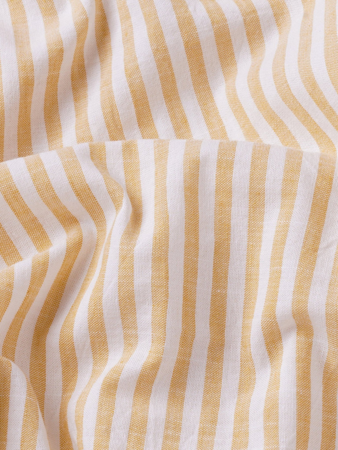 WASHED STRIPED LINEN COTTON SLIM FIT SHIRT - Roban