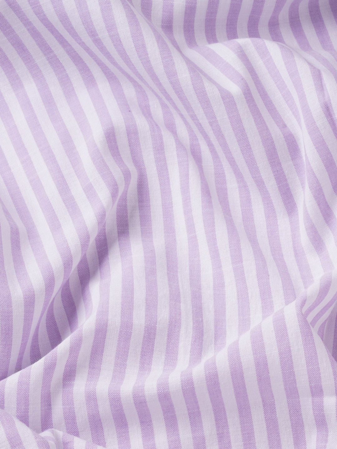 WASHED STRIPED LINEN COTTON SLIM FIT SHIRT - Roban