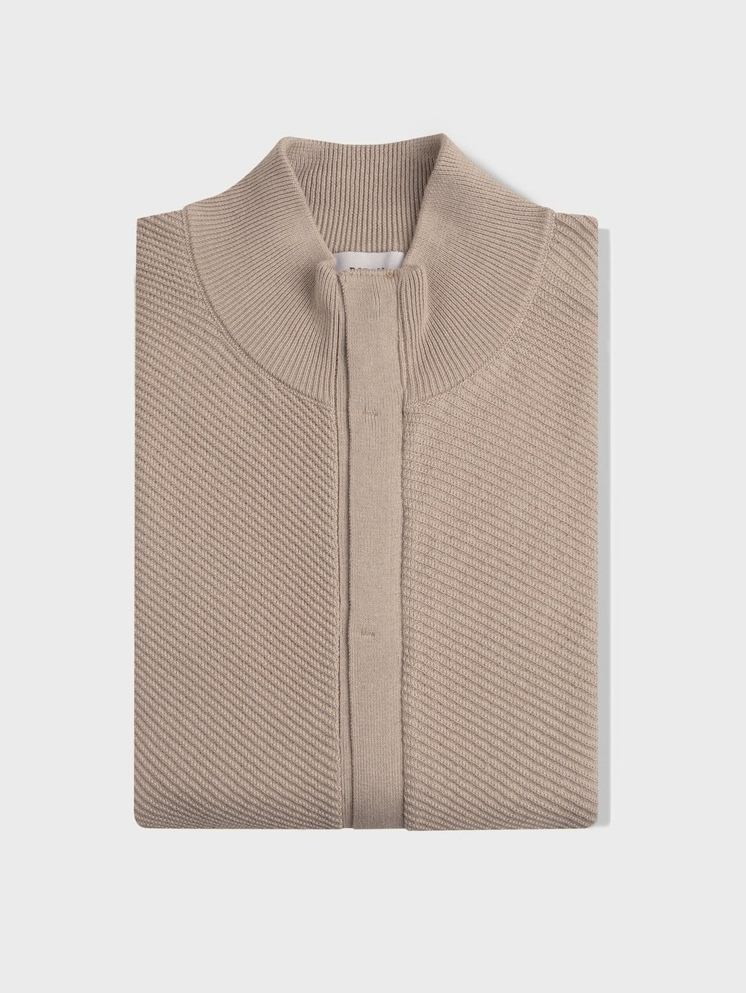 Zipped Turtle - neck cardigan - Roban