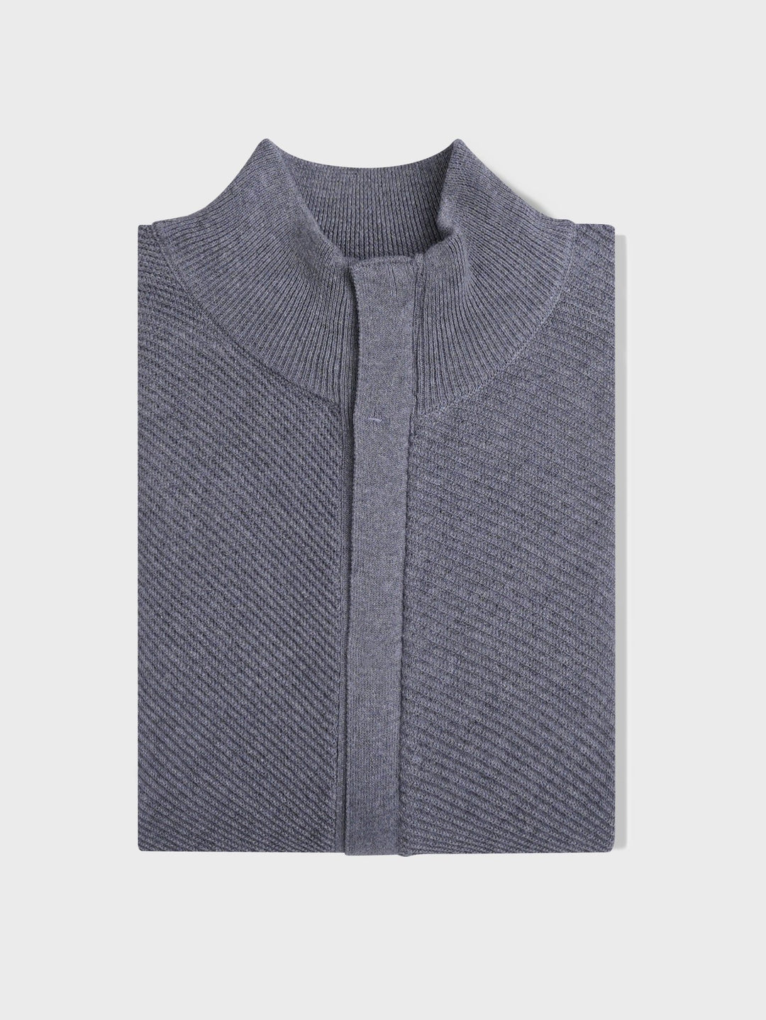 Zipped Turtle - neck cardigan - Roban