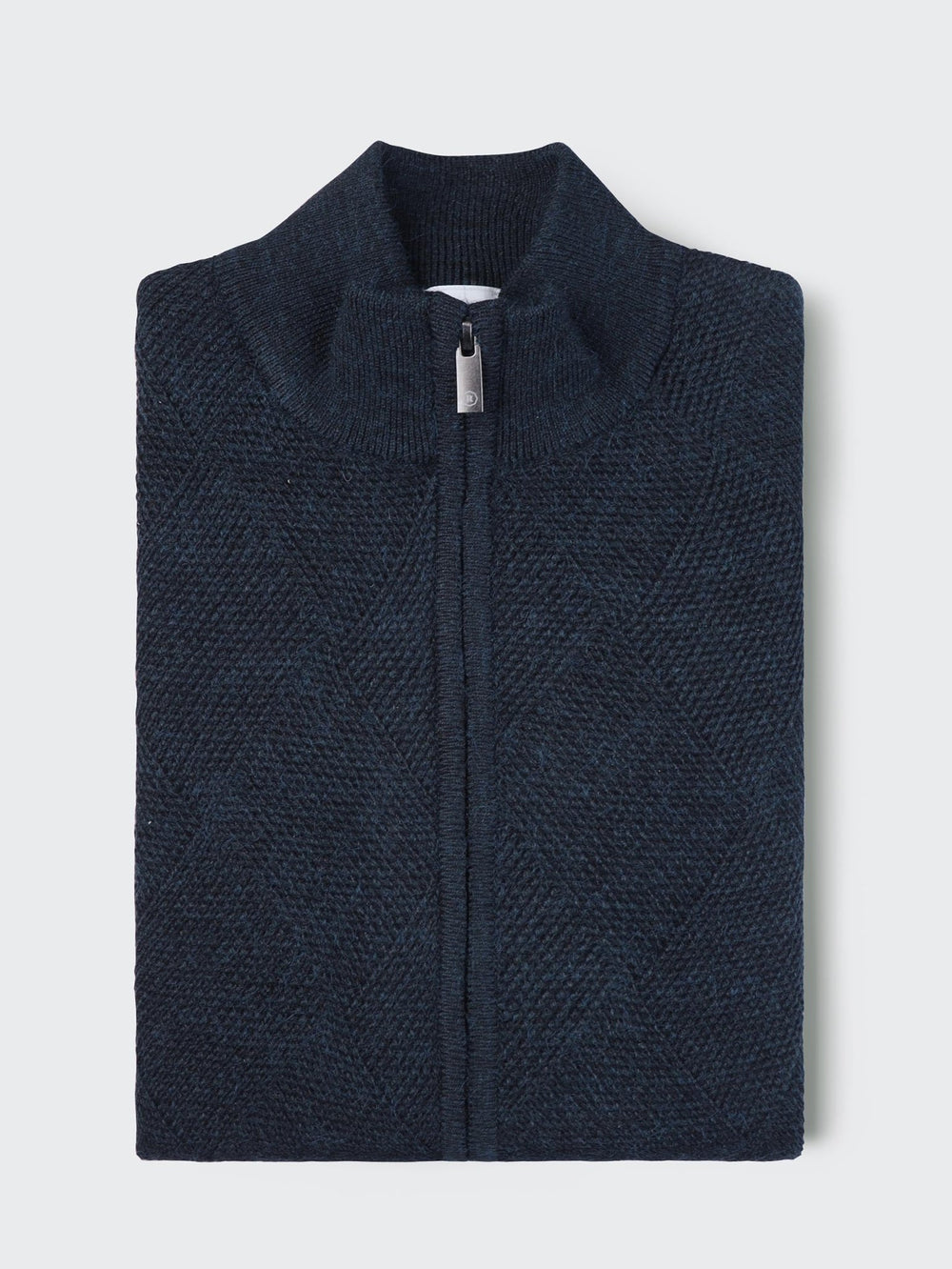 Zipped Turtle - neck cardigan - Roban